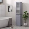 Bathroom Storage Cabinet-Grey (Swiship-Ship)(Prohibited by WalMart)