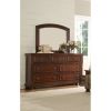 Baltimore Transitional Style 7-Drawers Dresser with Metal Drawer Knobs Made with Wood in Dark Walnut