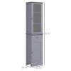 Bathroom Storage Cabinet-Grey (Swiship-Ship)(Prohibited by WalMart)