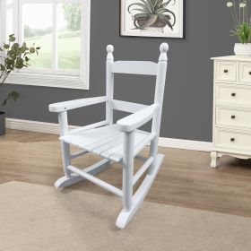 Children's rocking white chair- Indoor or Outdoor -Suitable for kids-Durable (Color: as Pic)
