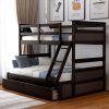 Twin over Full Bunk Bed with Storage