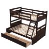 Twin over Full Bunk Bed with Storage